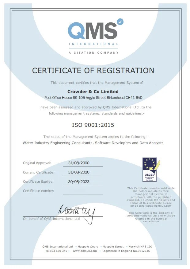 ahs is qms certified with iso