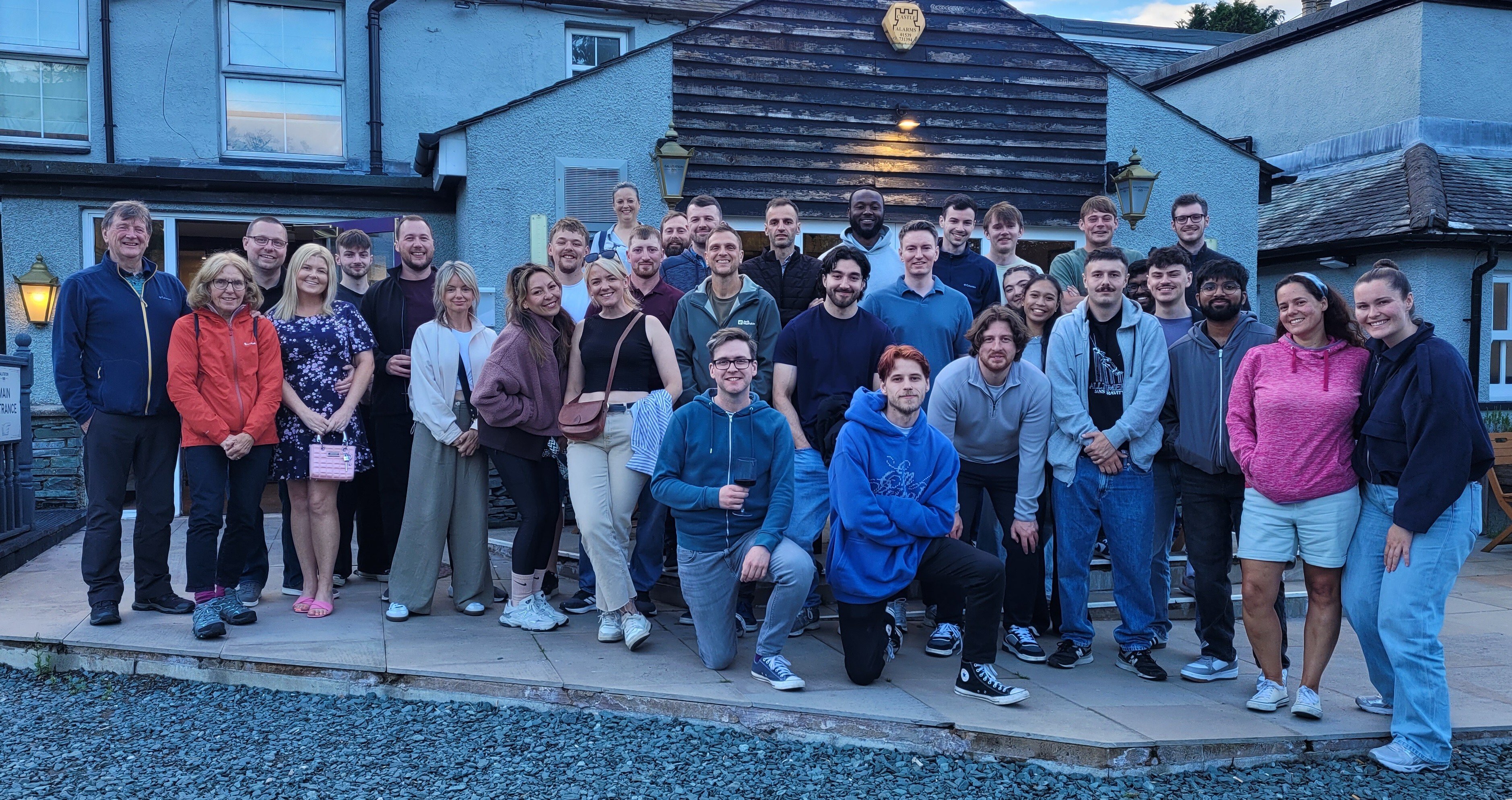 Group photo for the weekend away