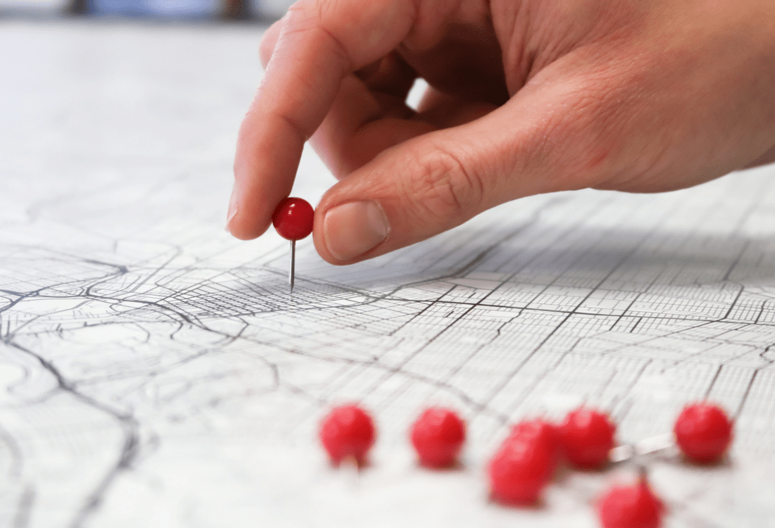 Pinpoint a map of a water network to show how they’ve effectively used district data.